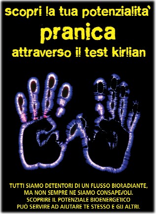 Test Kirlian — Mani e aura pranica